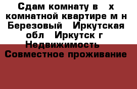 Сдам комнату в 2-х комнатной квартире,м-н Березовый - Иркутская обл., Иркутск г. Недвижимость » Совместное проживание   . Иркутская обл.